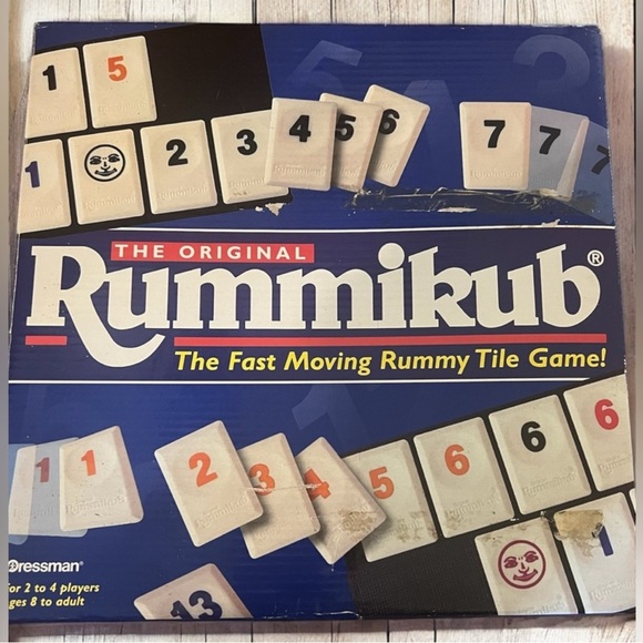 Vintage 1997 - THE ORIGINAL RUMMIKUB THE FAST MOVING RUMMY TILE GAME! NEW IN BOX - Picture 1 of 6